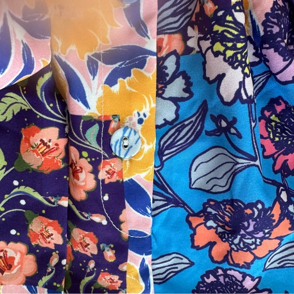 Alamia NWT Gisabelle Patchwork Floral Belted Romper - Picture 6 of 11